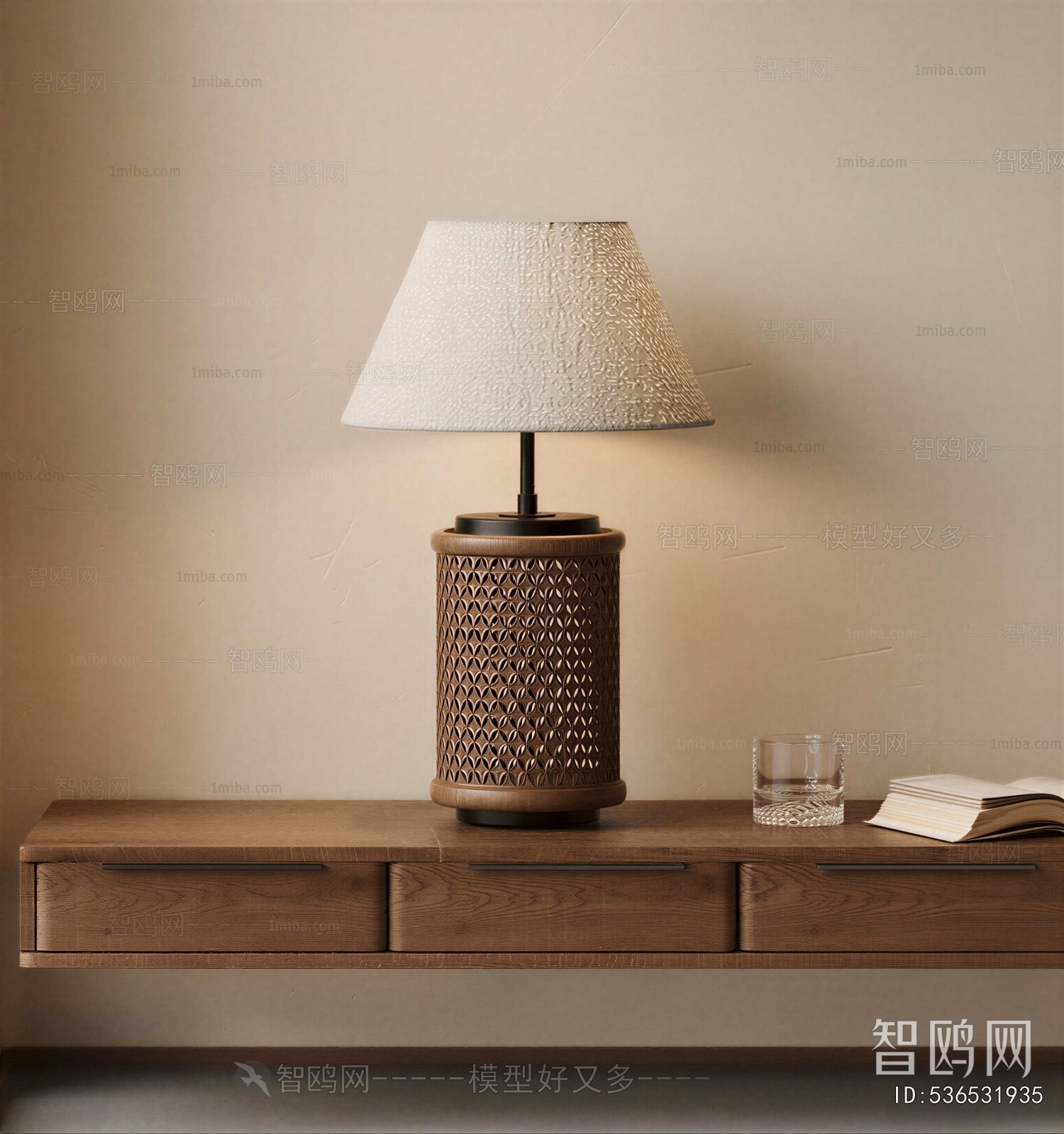Wabi-sabi Style Table Lamp
