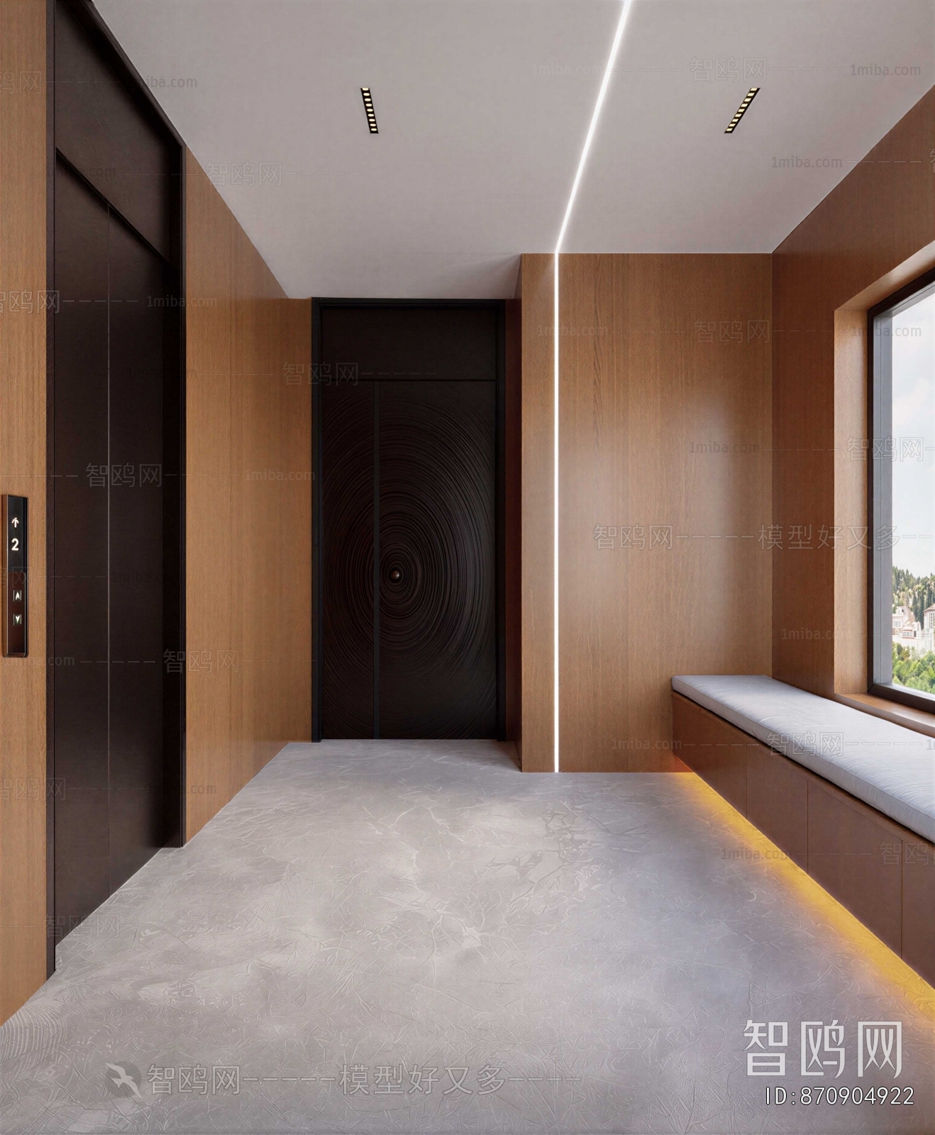 Modern Hallway