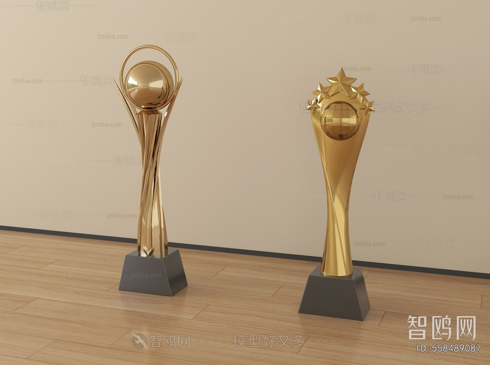 Modern Flag/badge/trophy/certificate