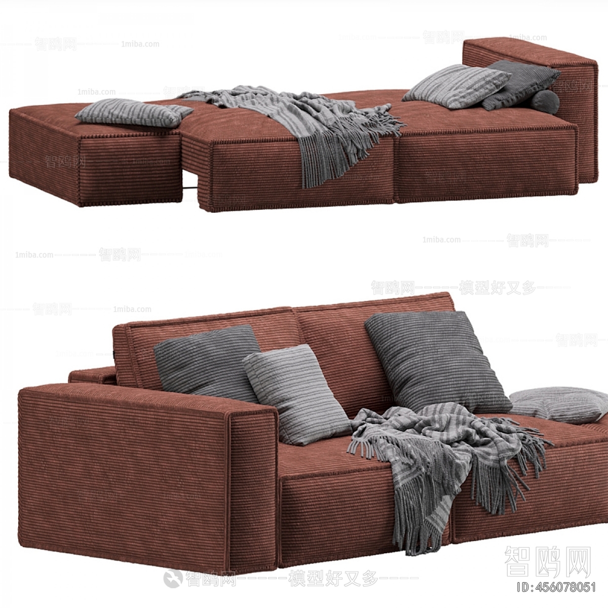 Modern Three-seat Sofa