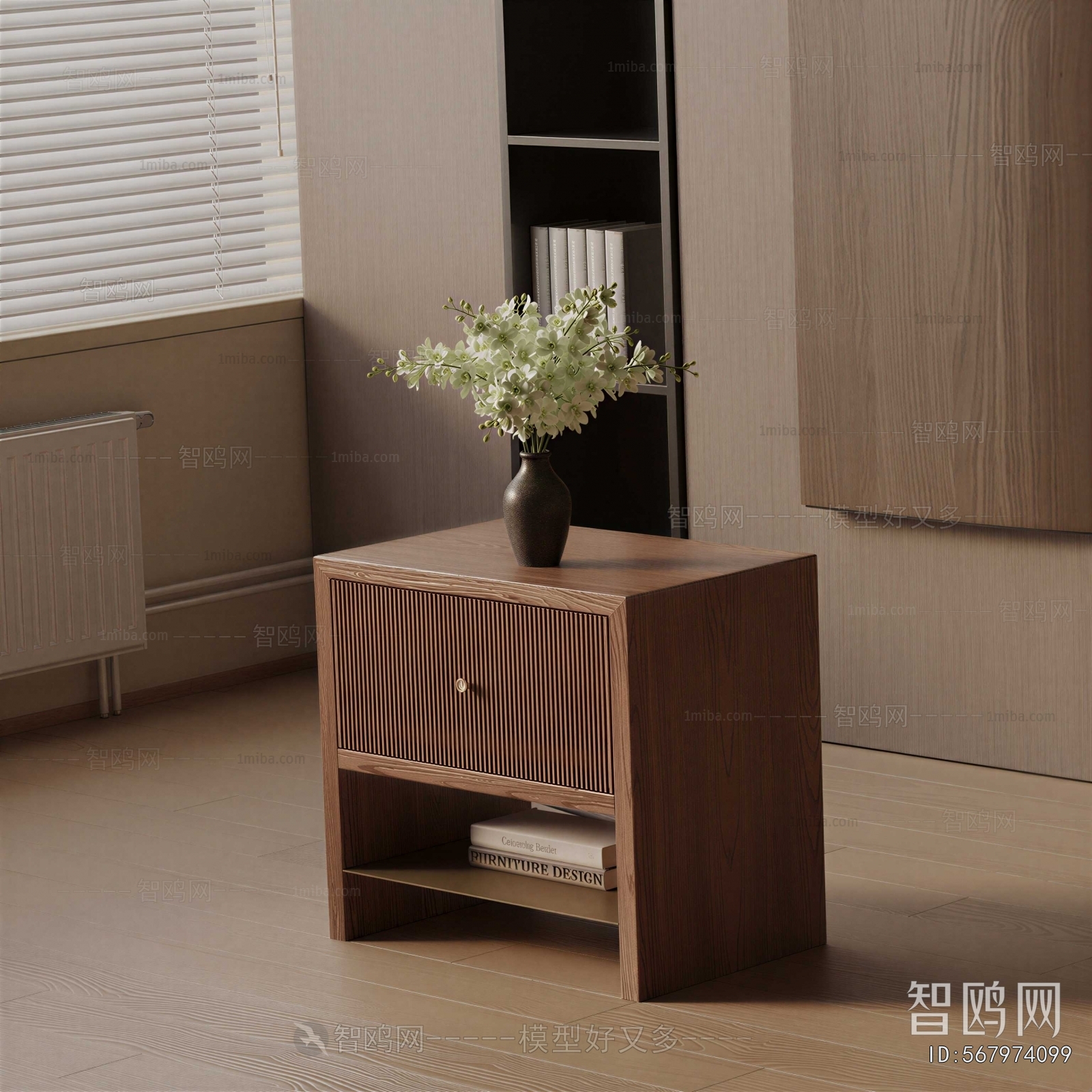 Modern Bedside Cupboard