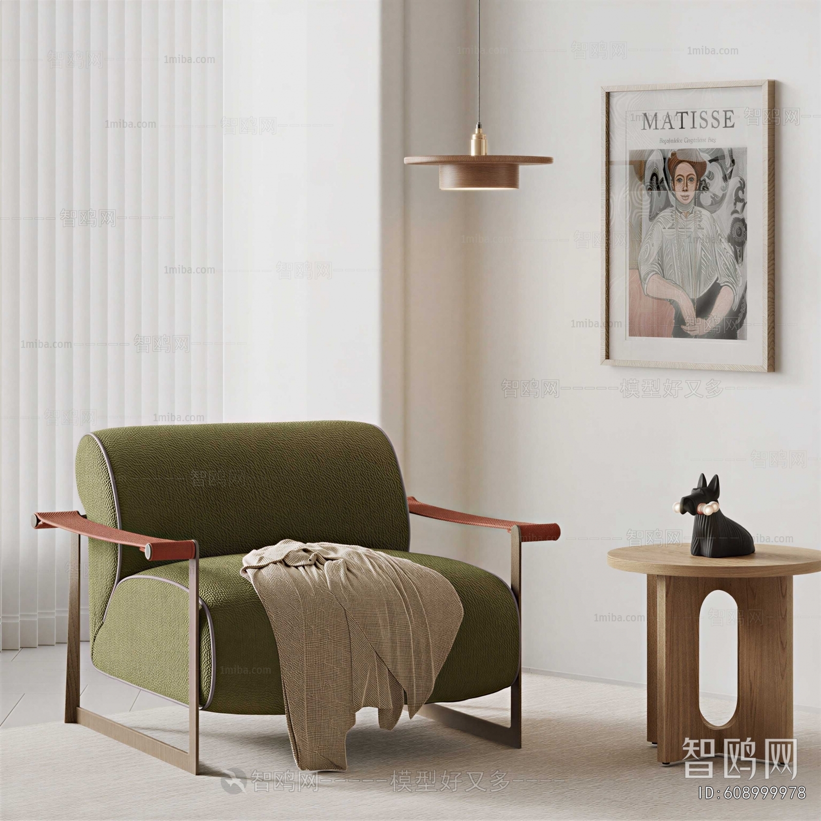 American Style Single Sofa