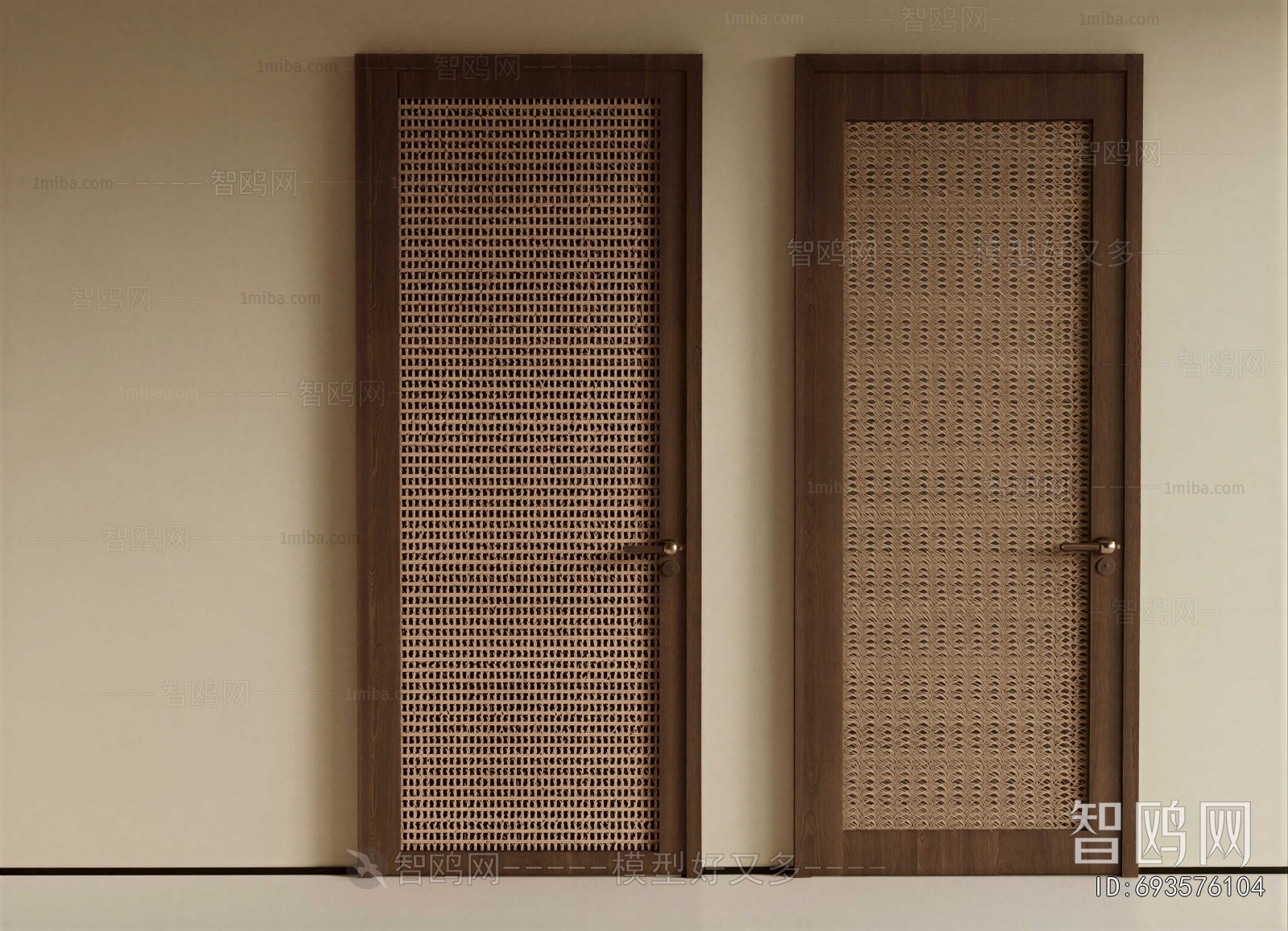 New Chinese Style Single Door