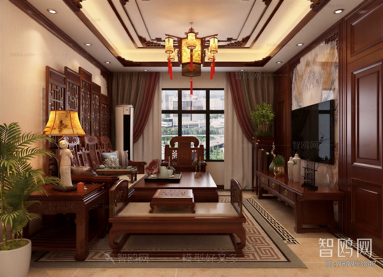 Chinese Style A Living Room