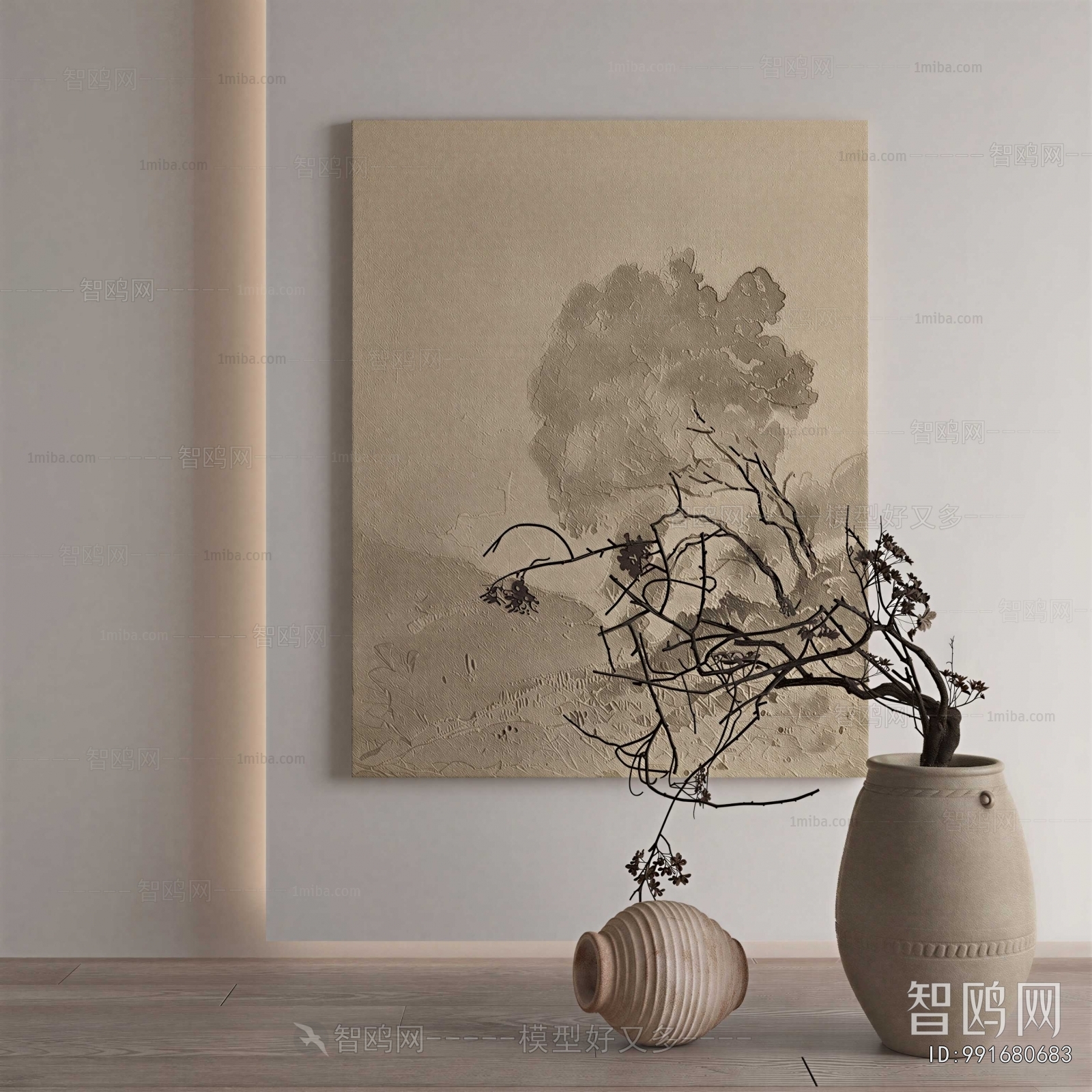 Wabi-sabi Style Painting