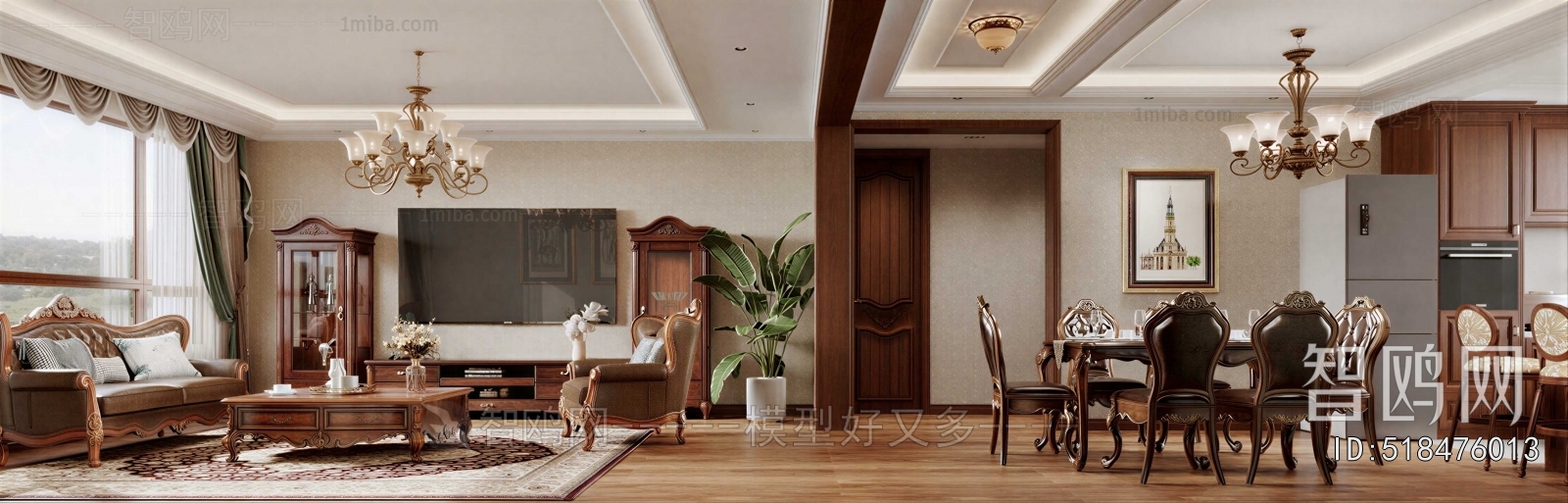 European Style A Living Room