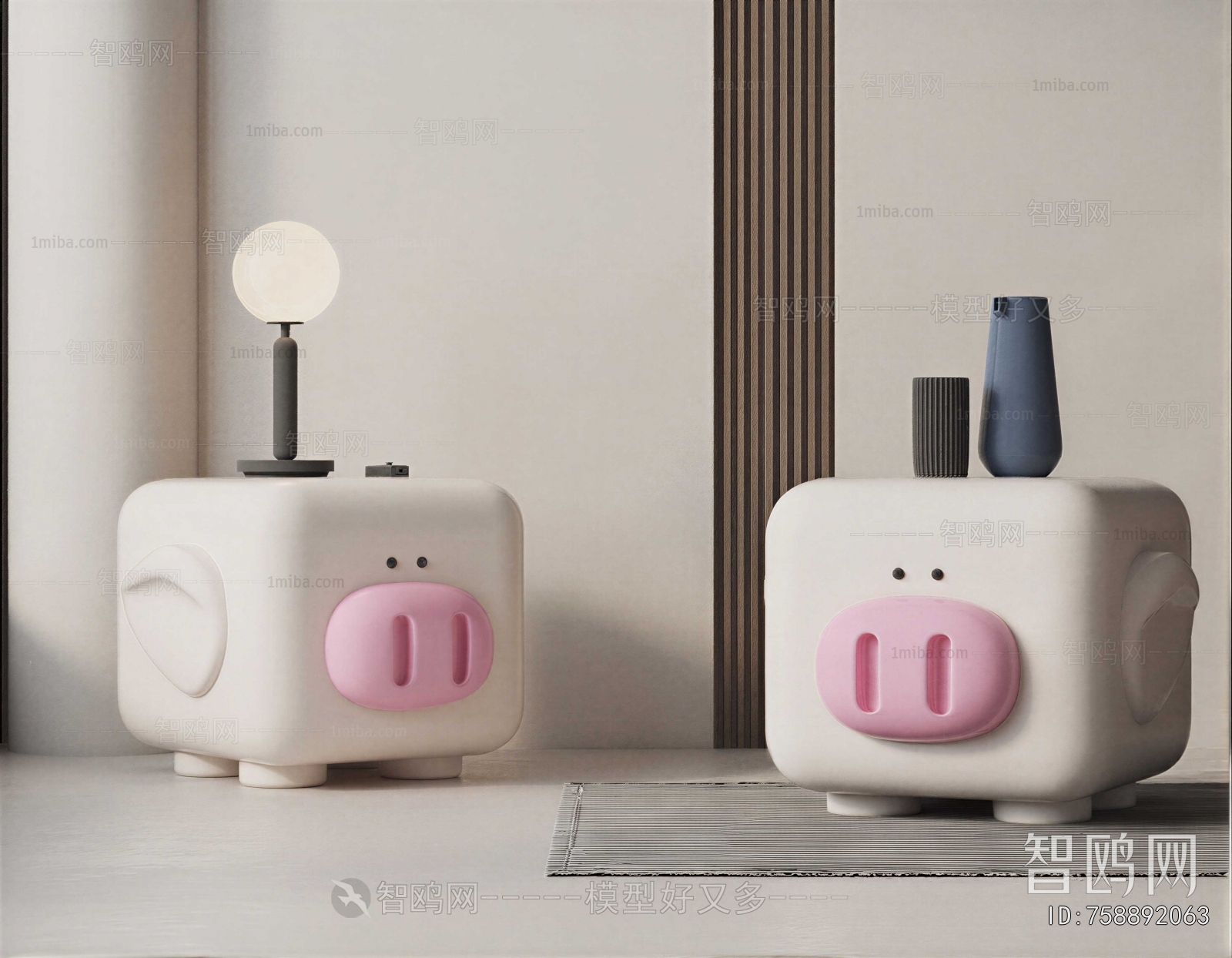 Modern Bedside Cupboard