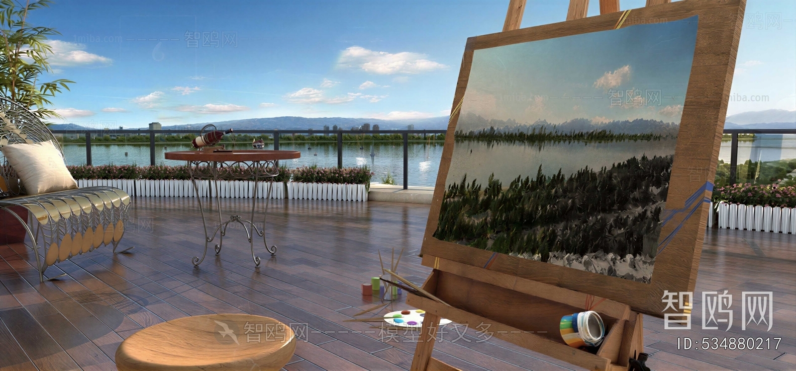 Modern Leisure Balcony