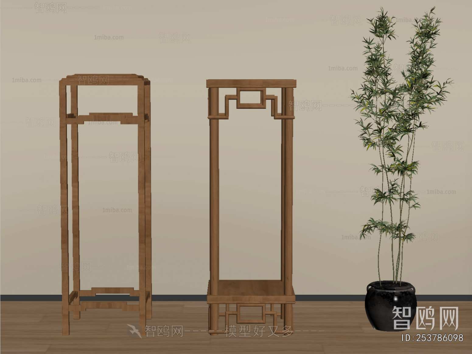 New Chinese Style Flower Shelf