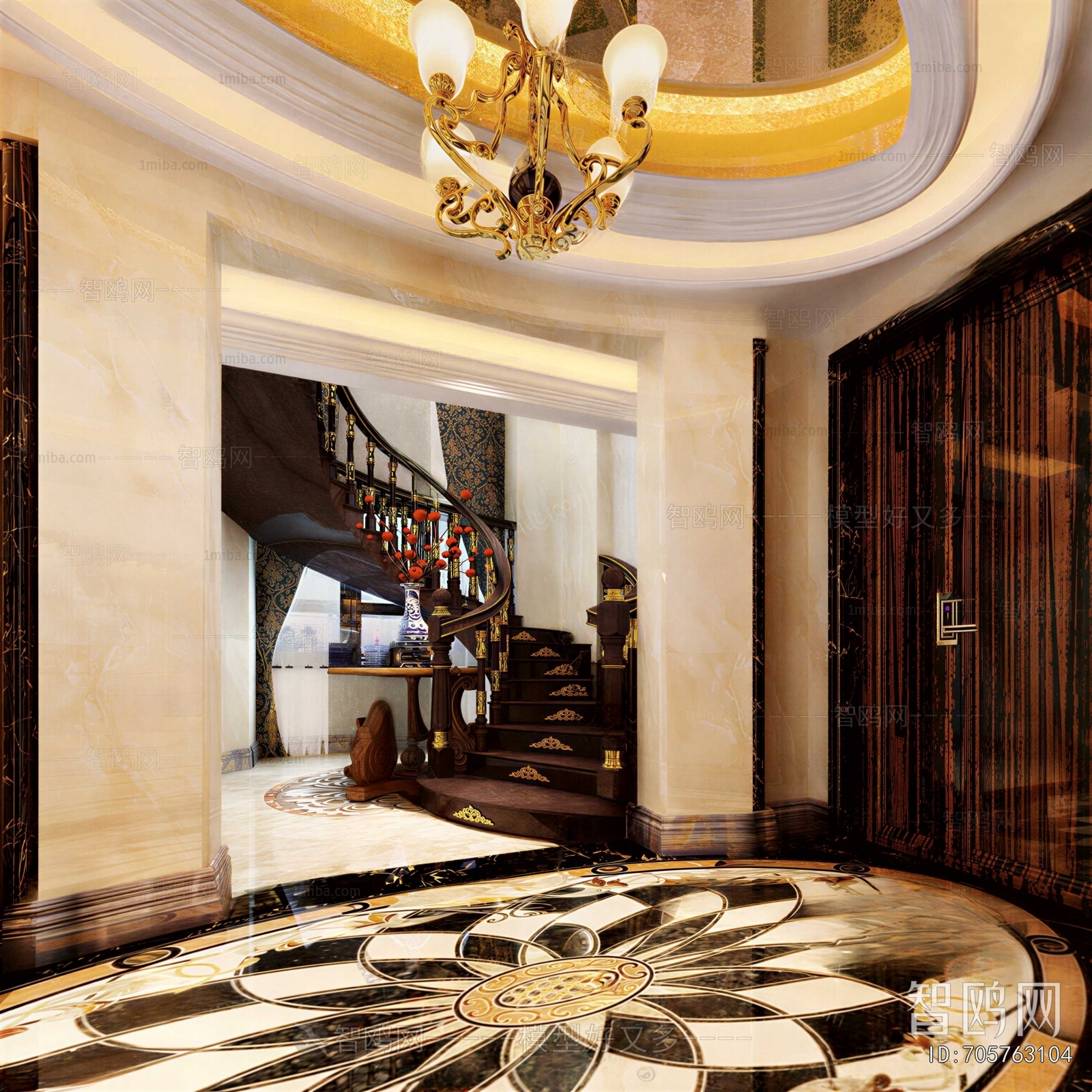 European Style Hallway