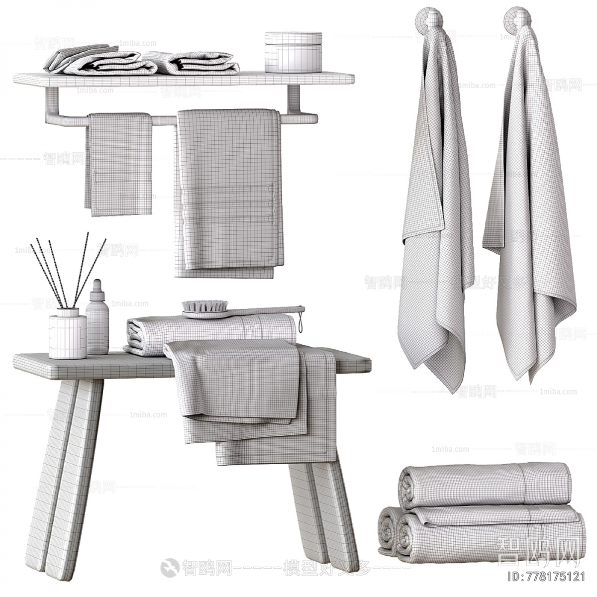 Modern Bathroom Rack