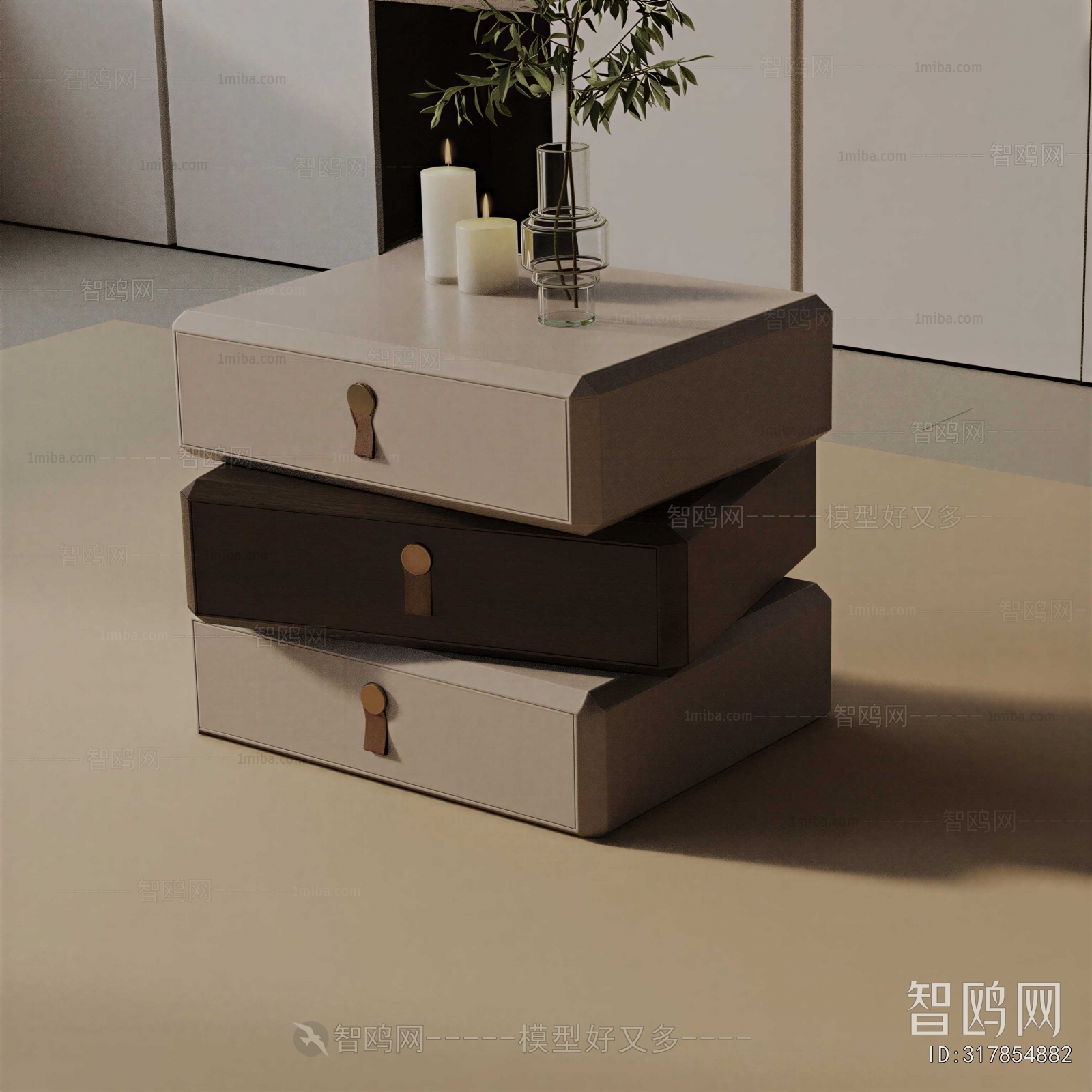 Modern Bedside Cupboard