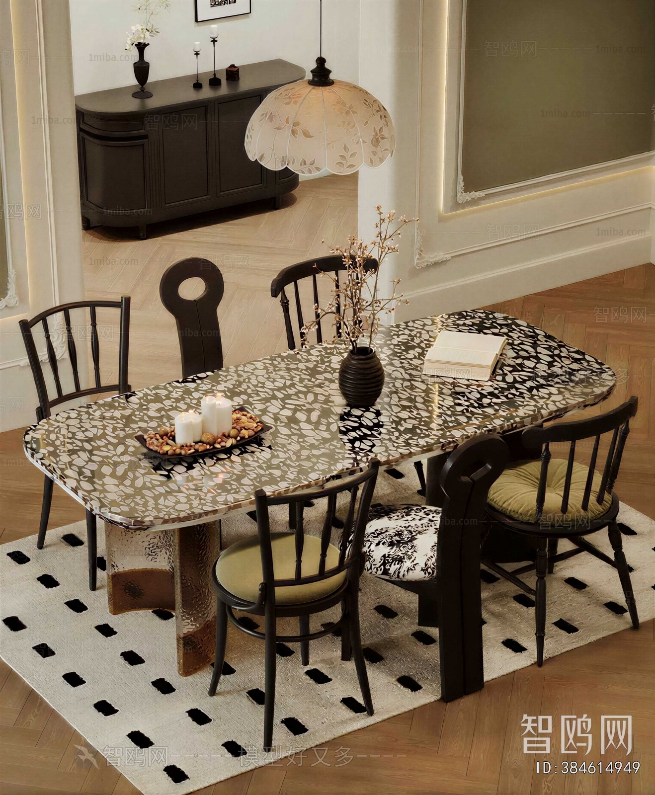French Style Dining Table And Chairs
