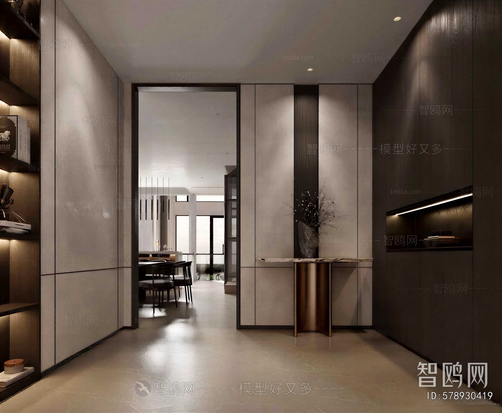 New Chinese Style Hallway