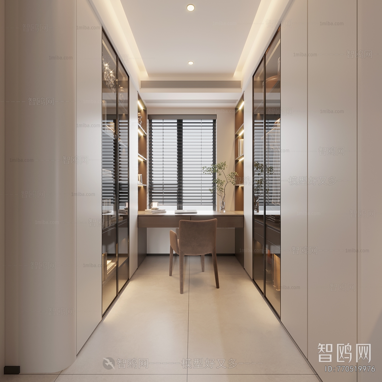 Modern Clothes Storage Area