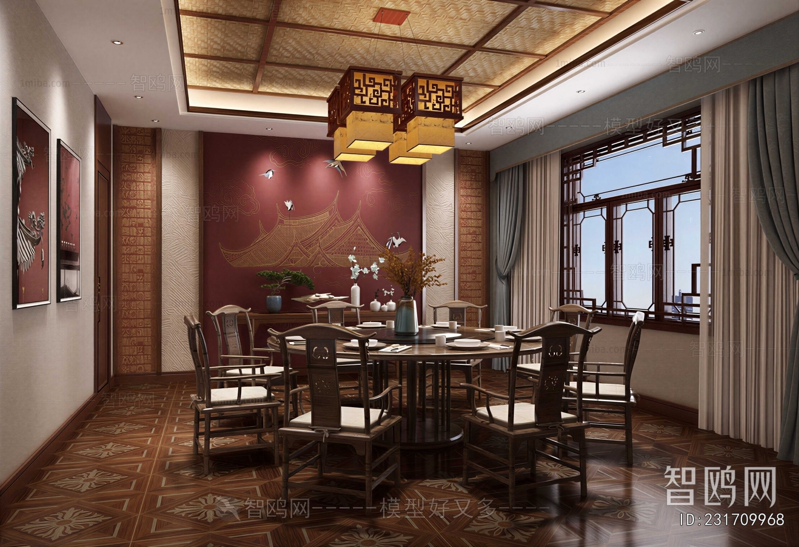 New Chinese Style Restaurant Box