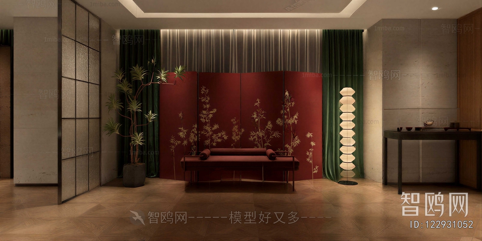 New Chinese Style Hallway