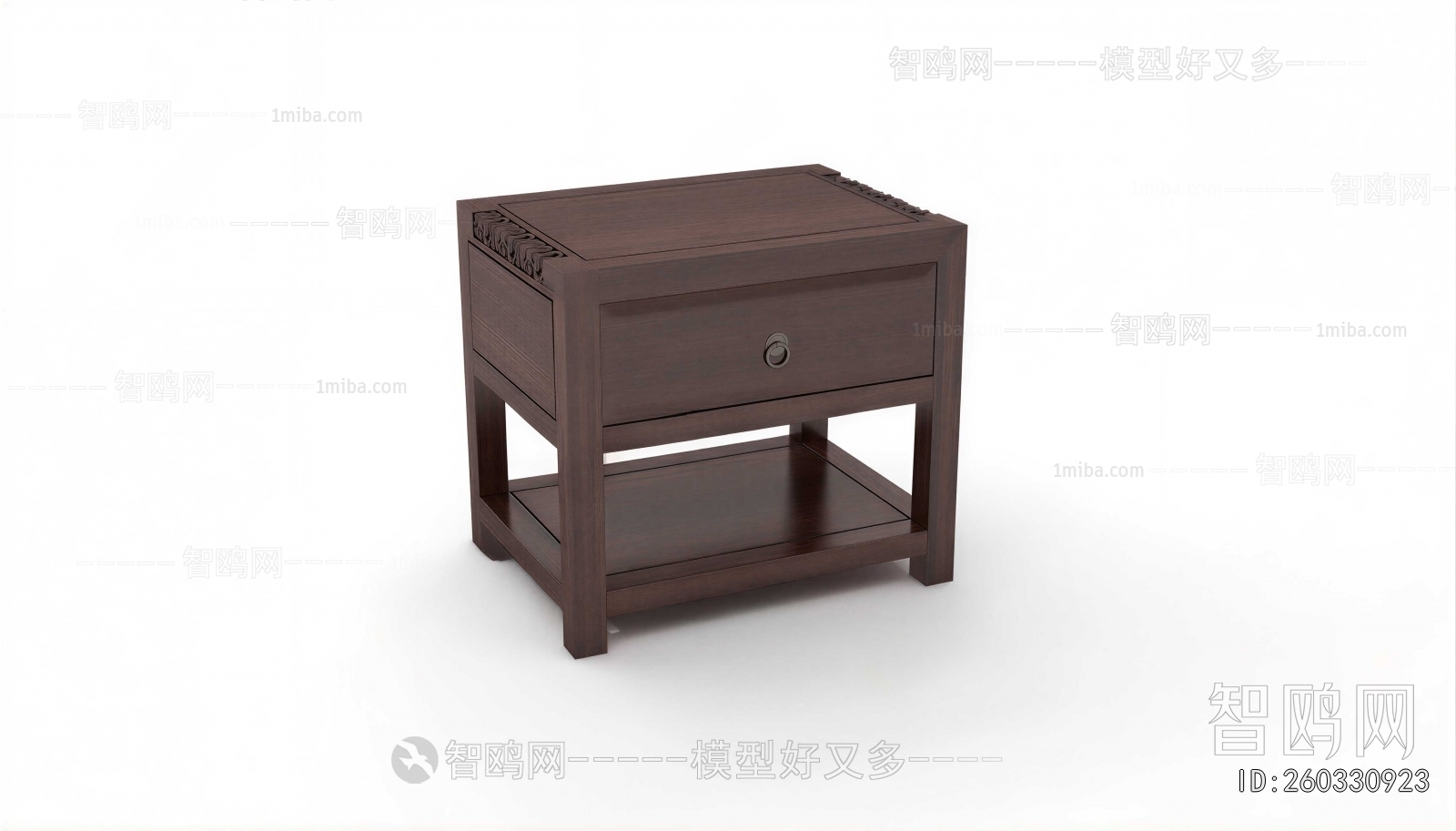 New Chinese Style Bedside Cupboard
