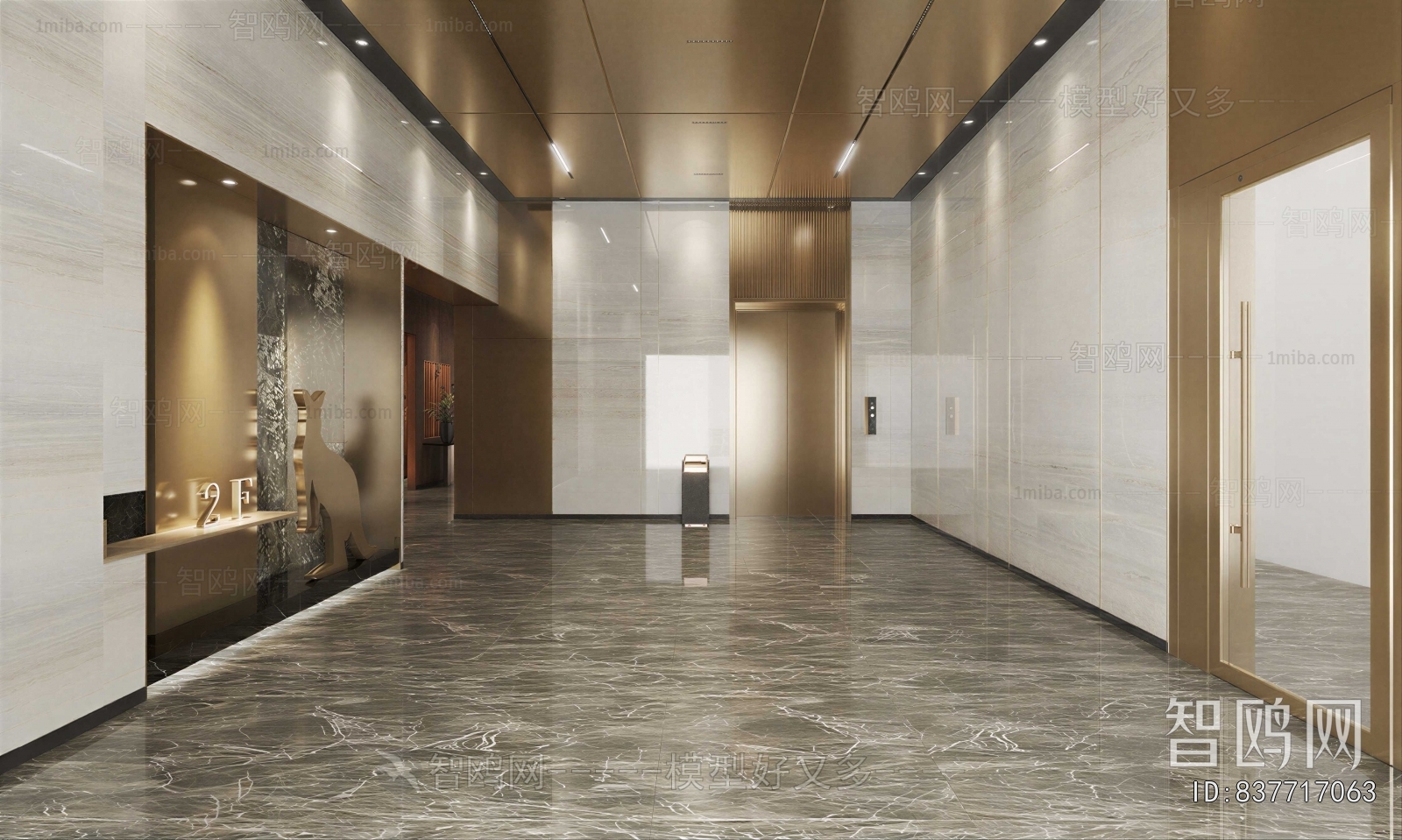Modern Elevator Hall