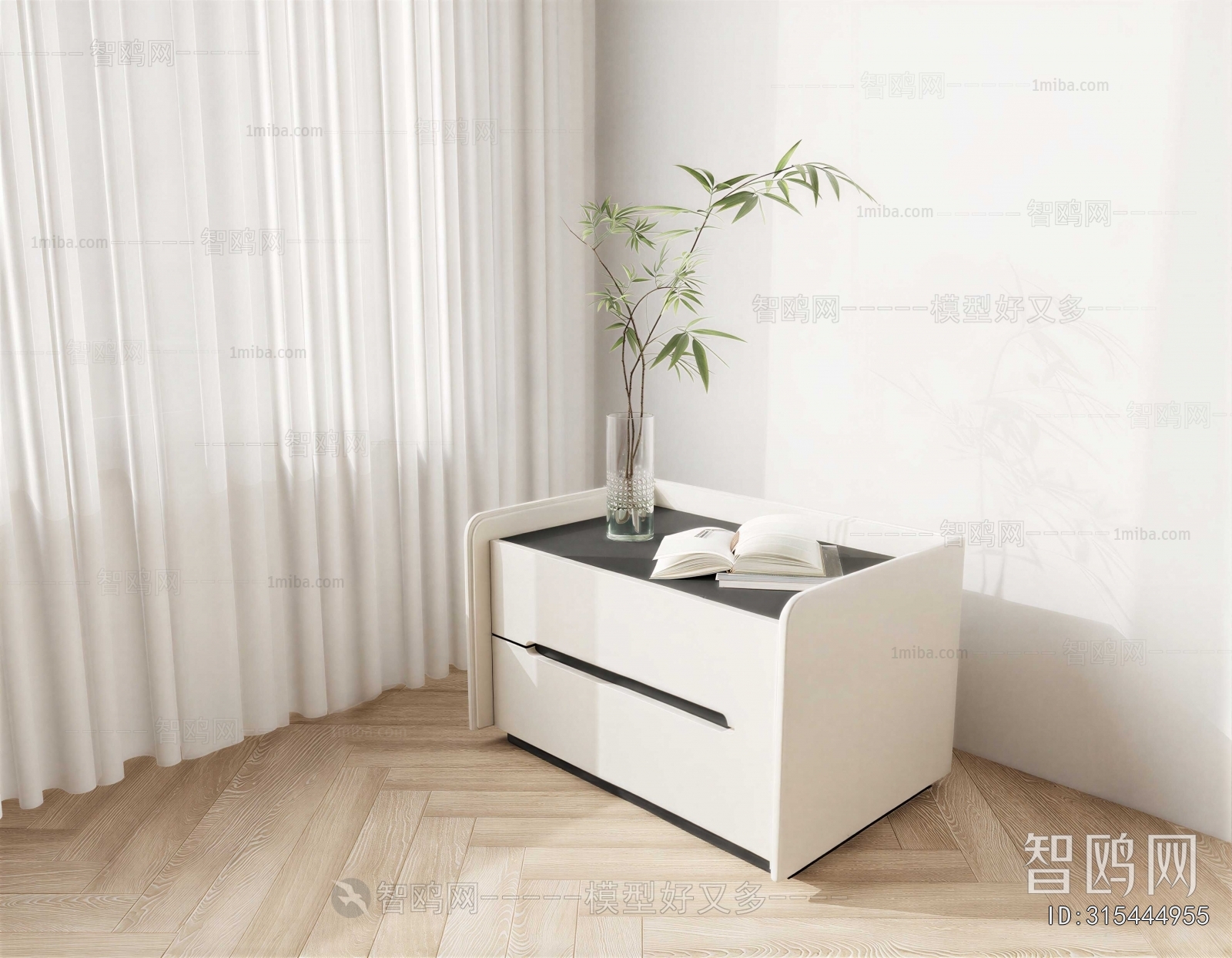 Modern Bedside Cupboard