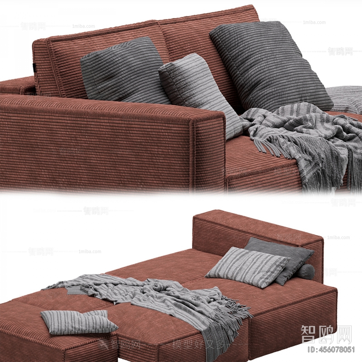 Modern Three-seat Sofa