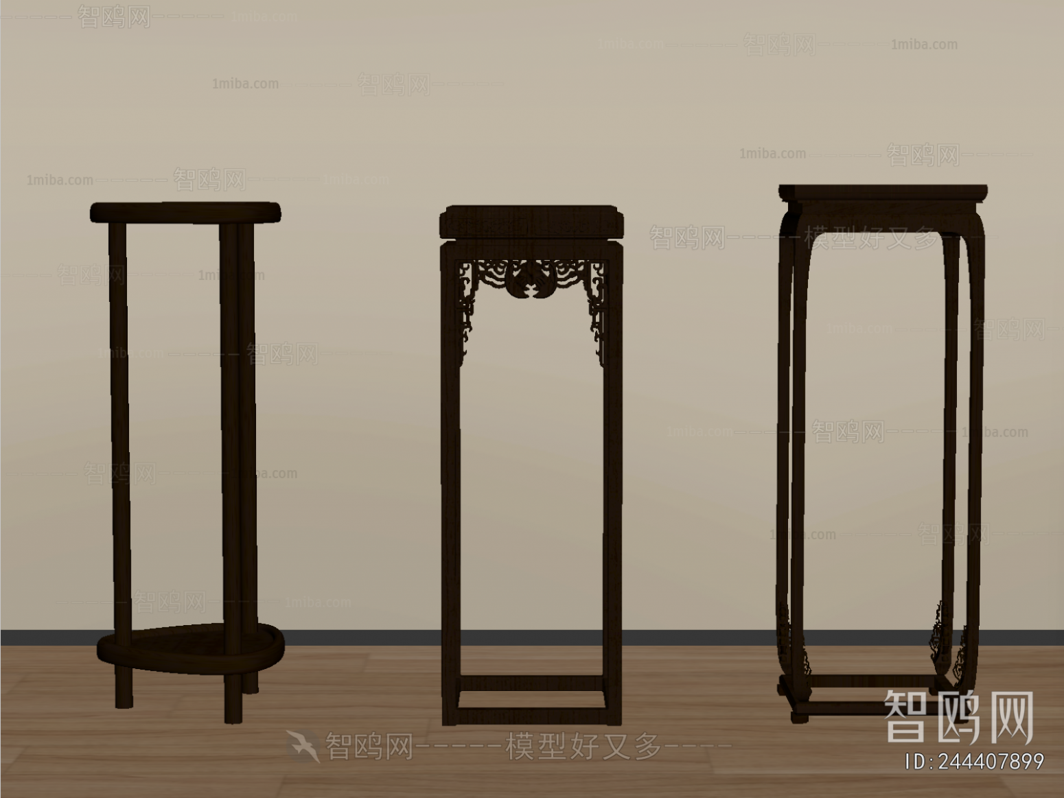 New Chinese Style Flower Shelf