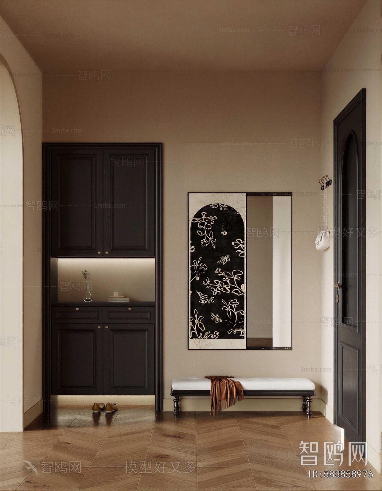 French Style Hallway