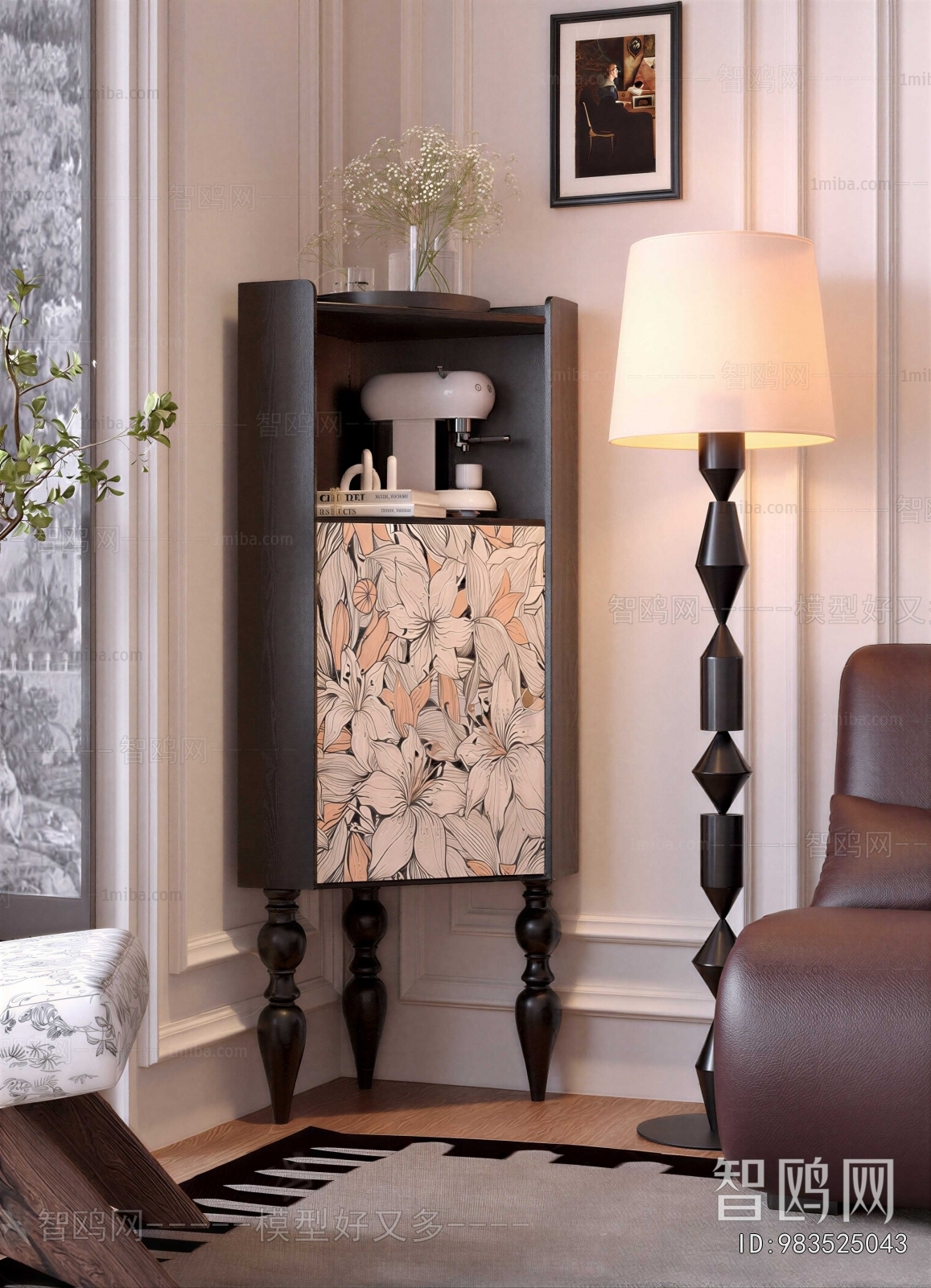 French Style Decorative Cabinet