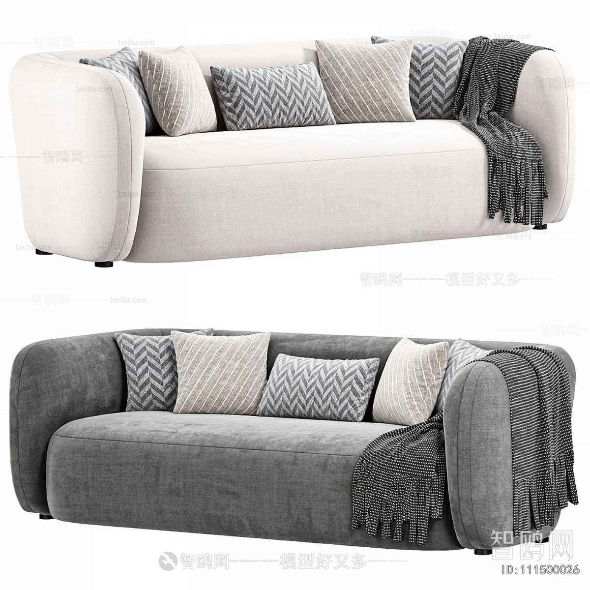 Modern Multi Person Sofa