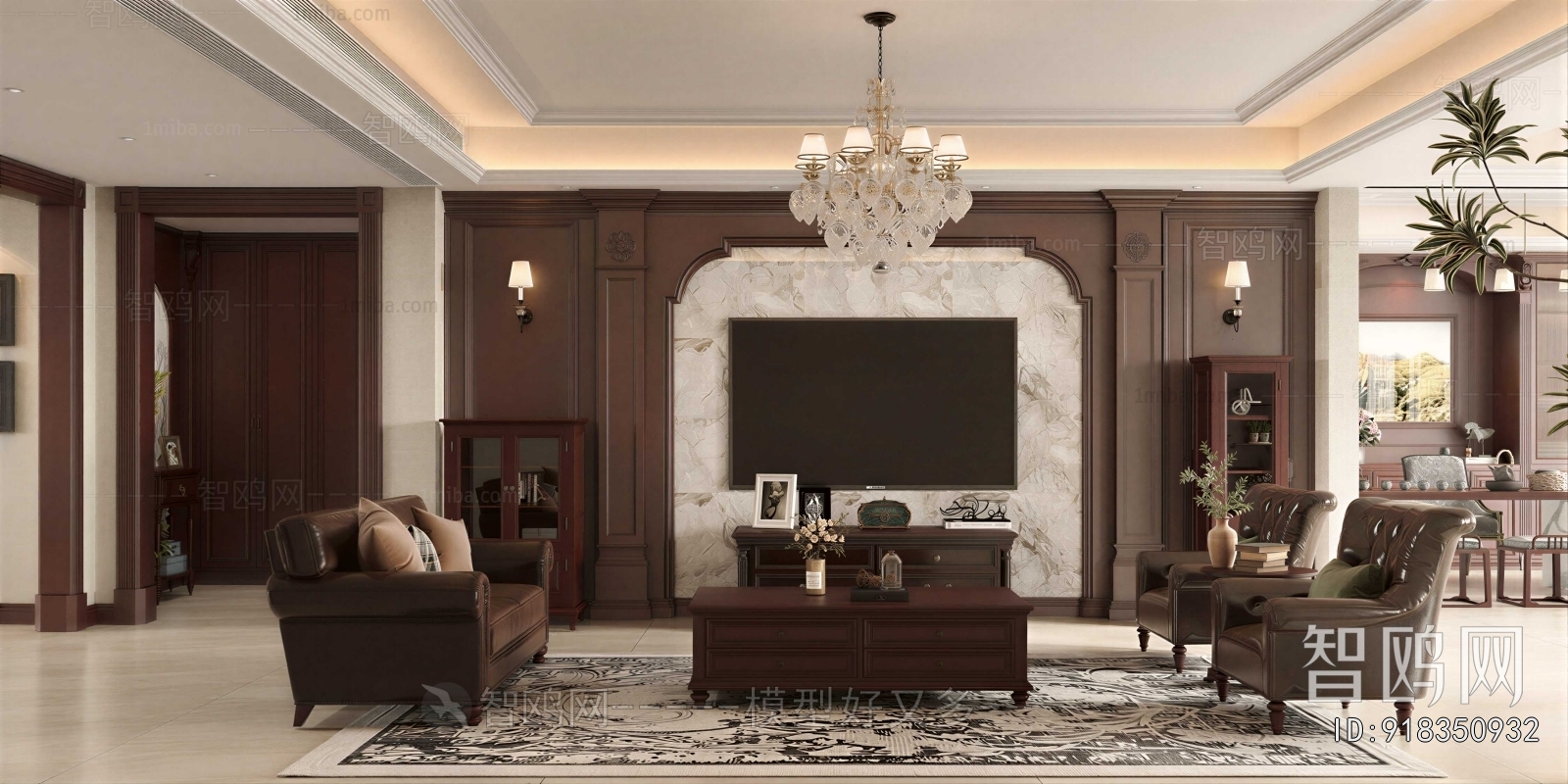 American Style A Living Room