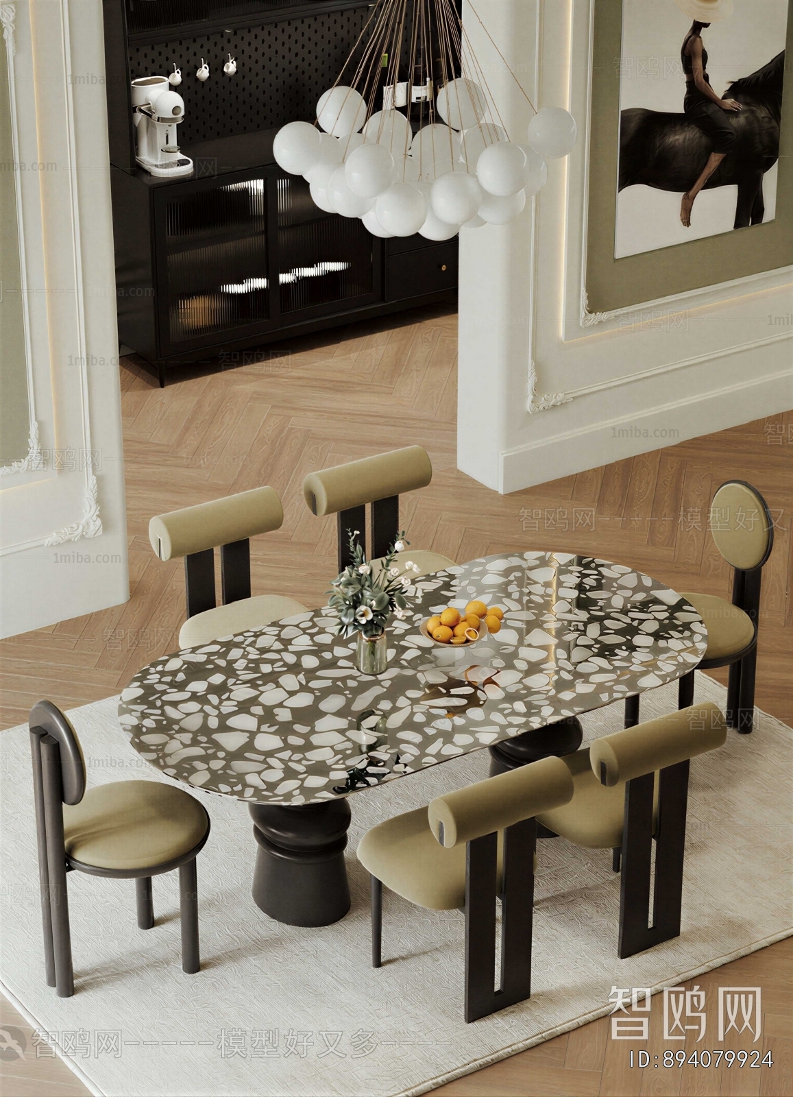 French Style Dining Table And Chairs