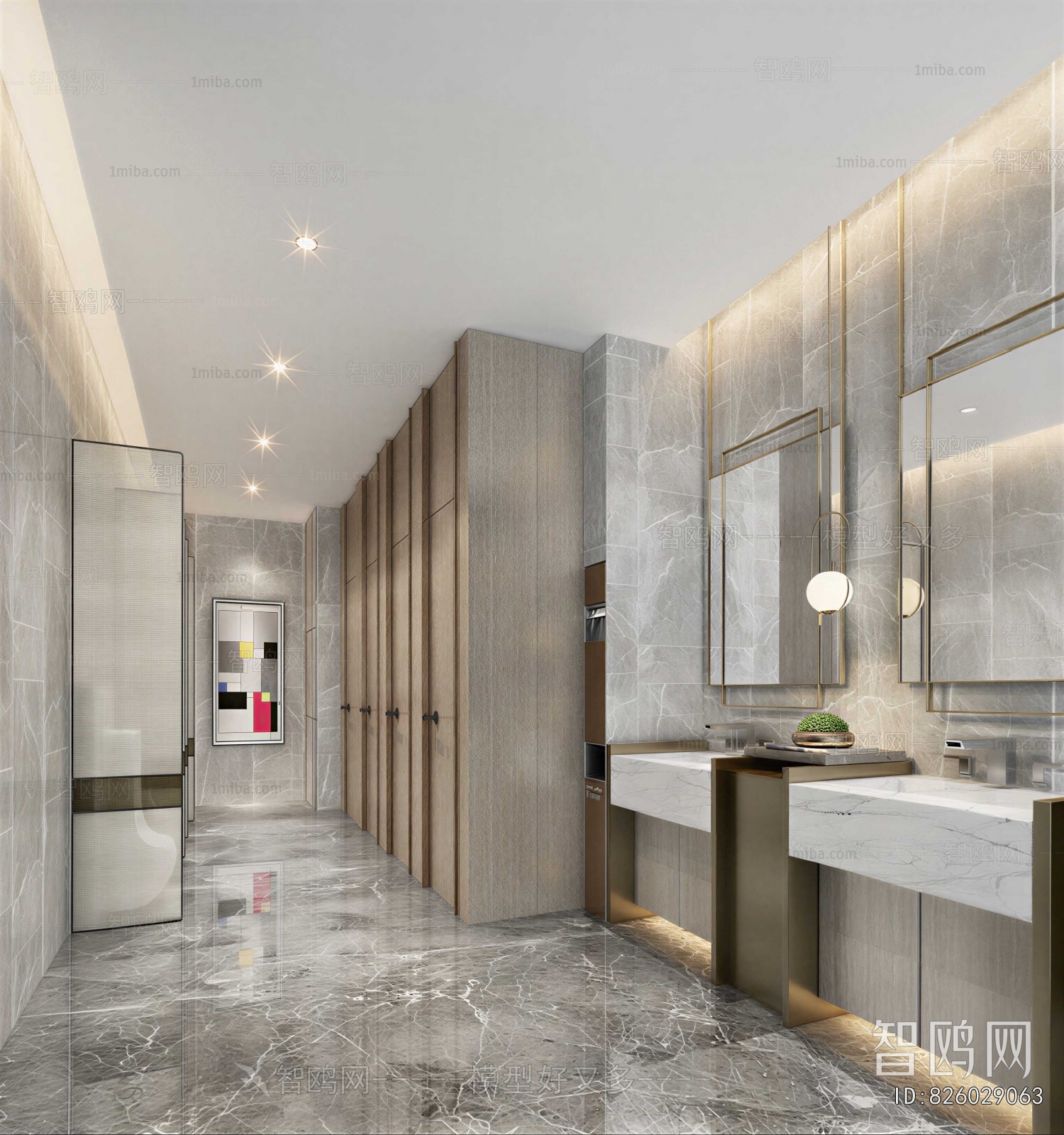 Modern Public Toilet