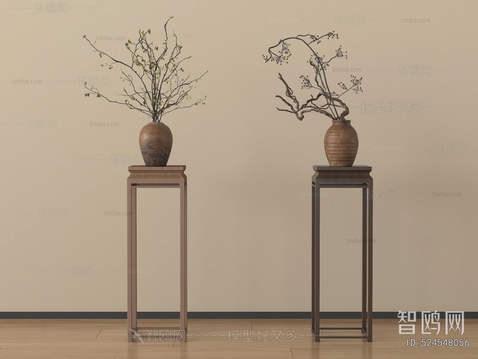 New Chinese Style Flower Shelf