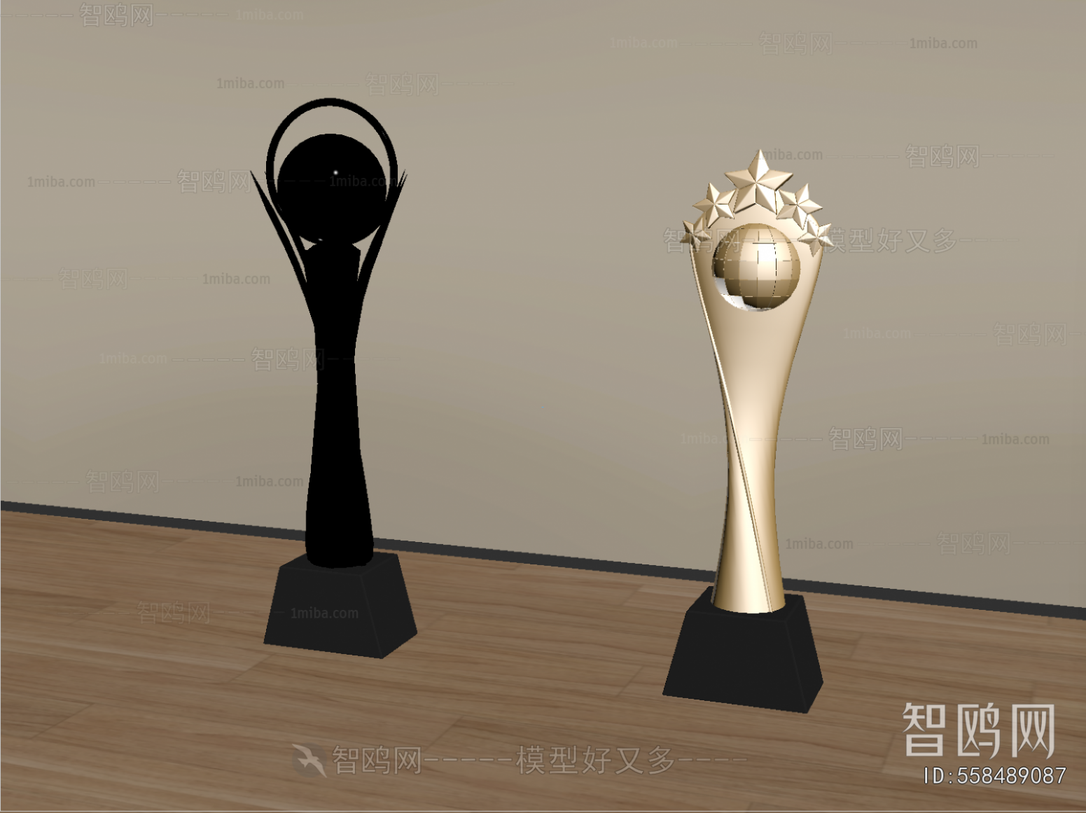 Modern Flag/badge/trophy/certificate