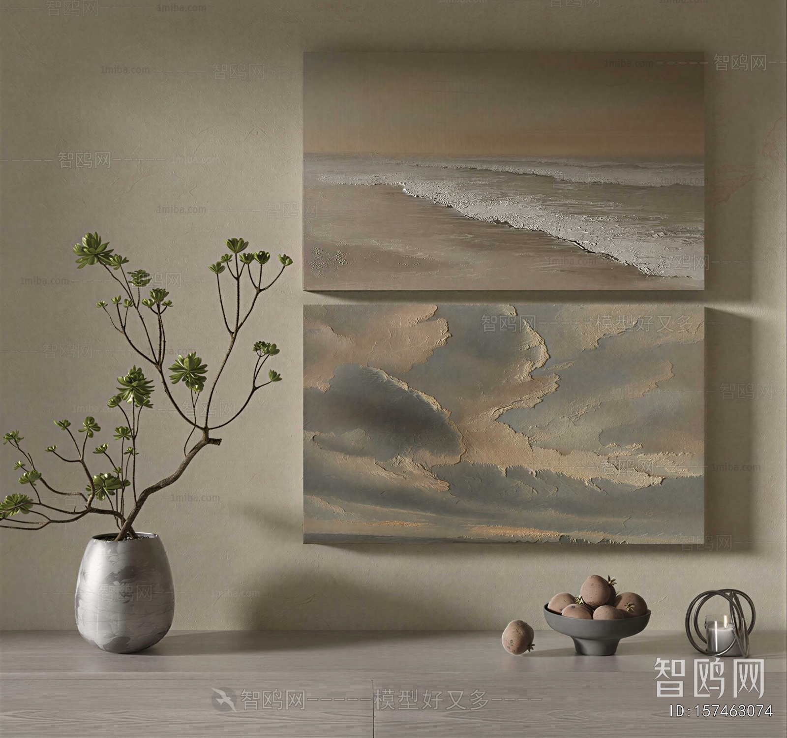 Wabi-sabi Style Painting