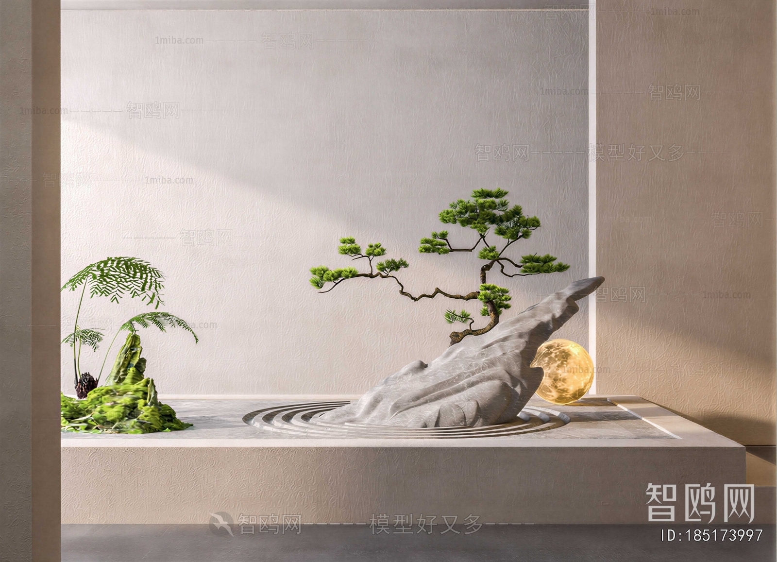 New Chinese Style Plant Landscaping