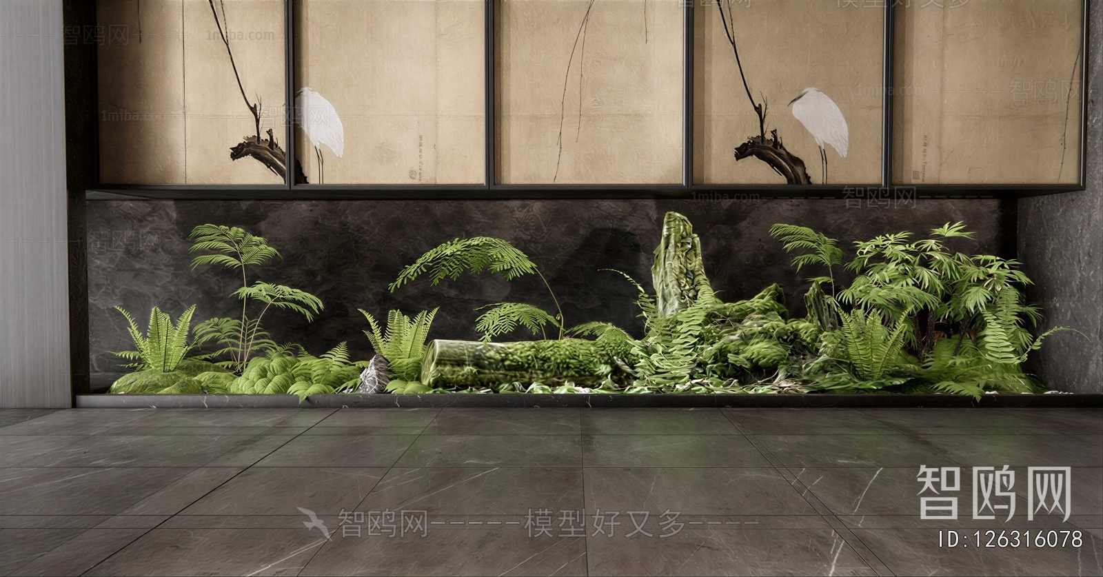 New Chinese Style Plant Landscaping
