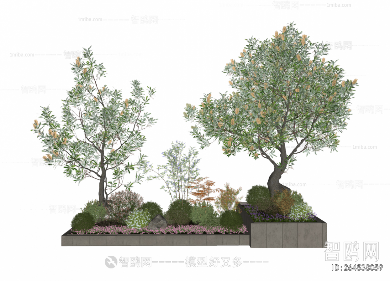 Modern Flower Bed, Flower Bowl, Flower Box