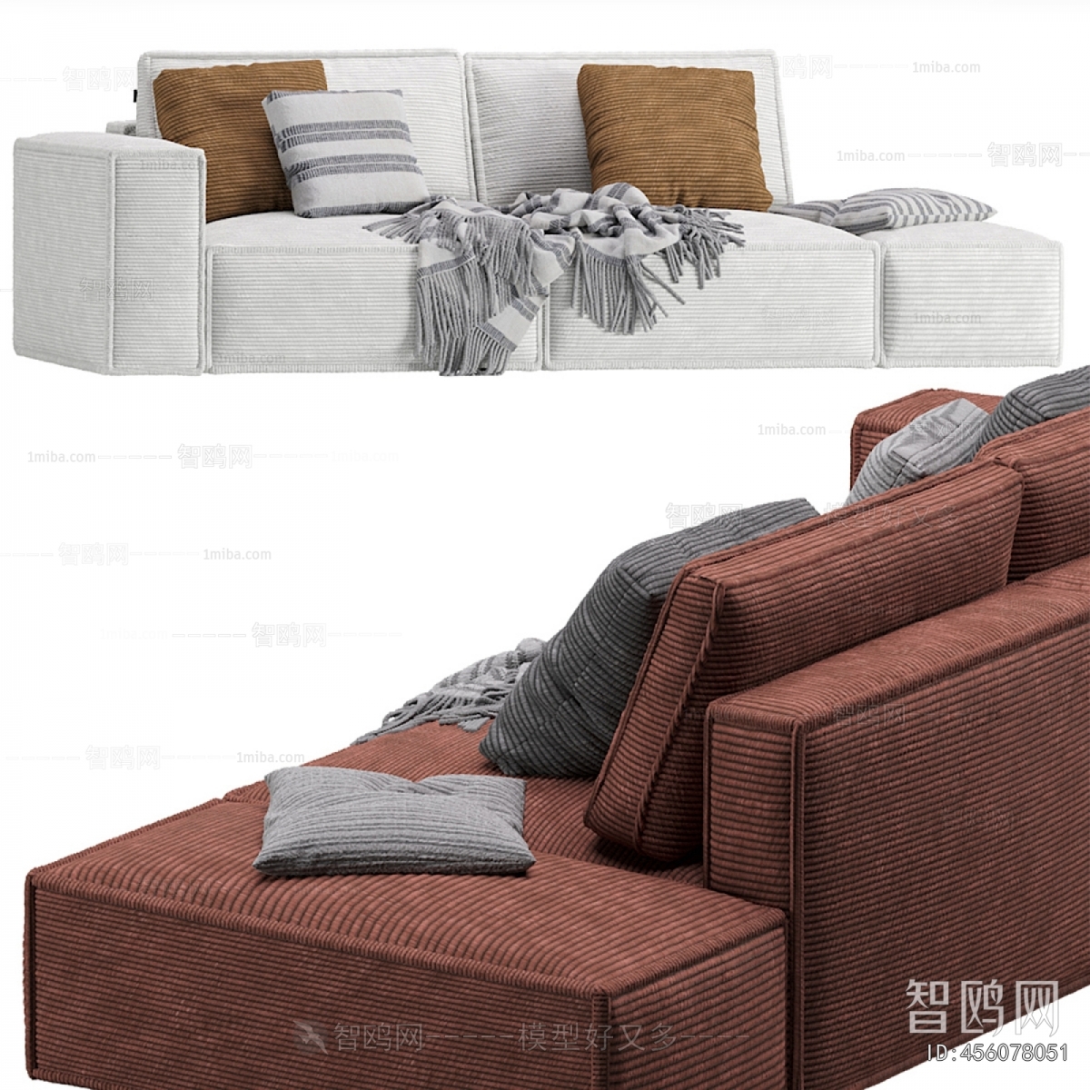 Modern Three-seat Sofa