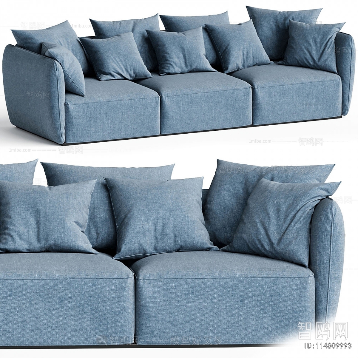 Modern Three-seat Sofa