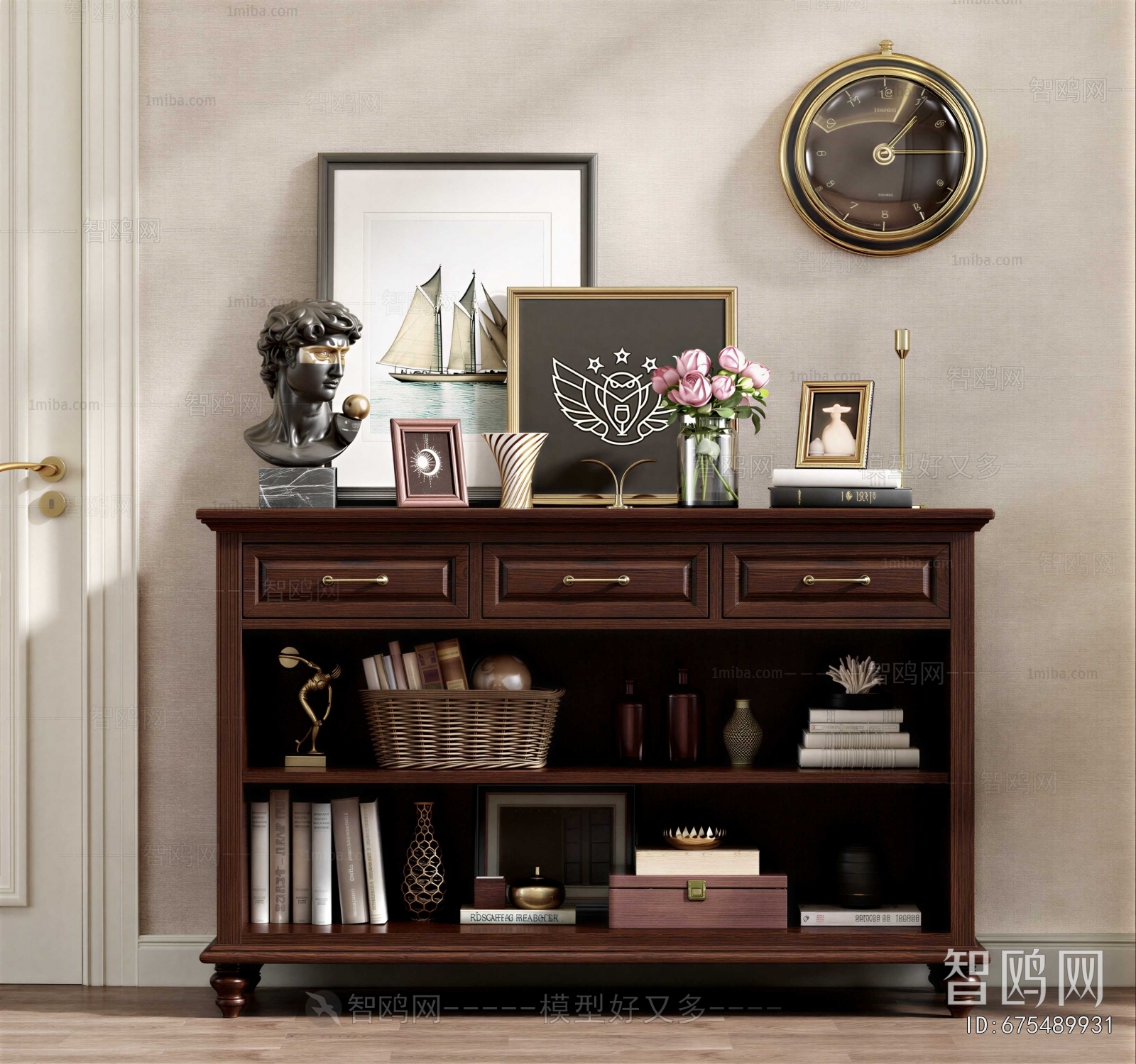 American Style Bookcase