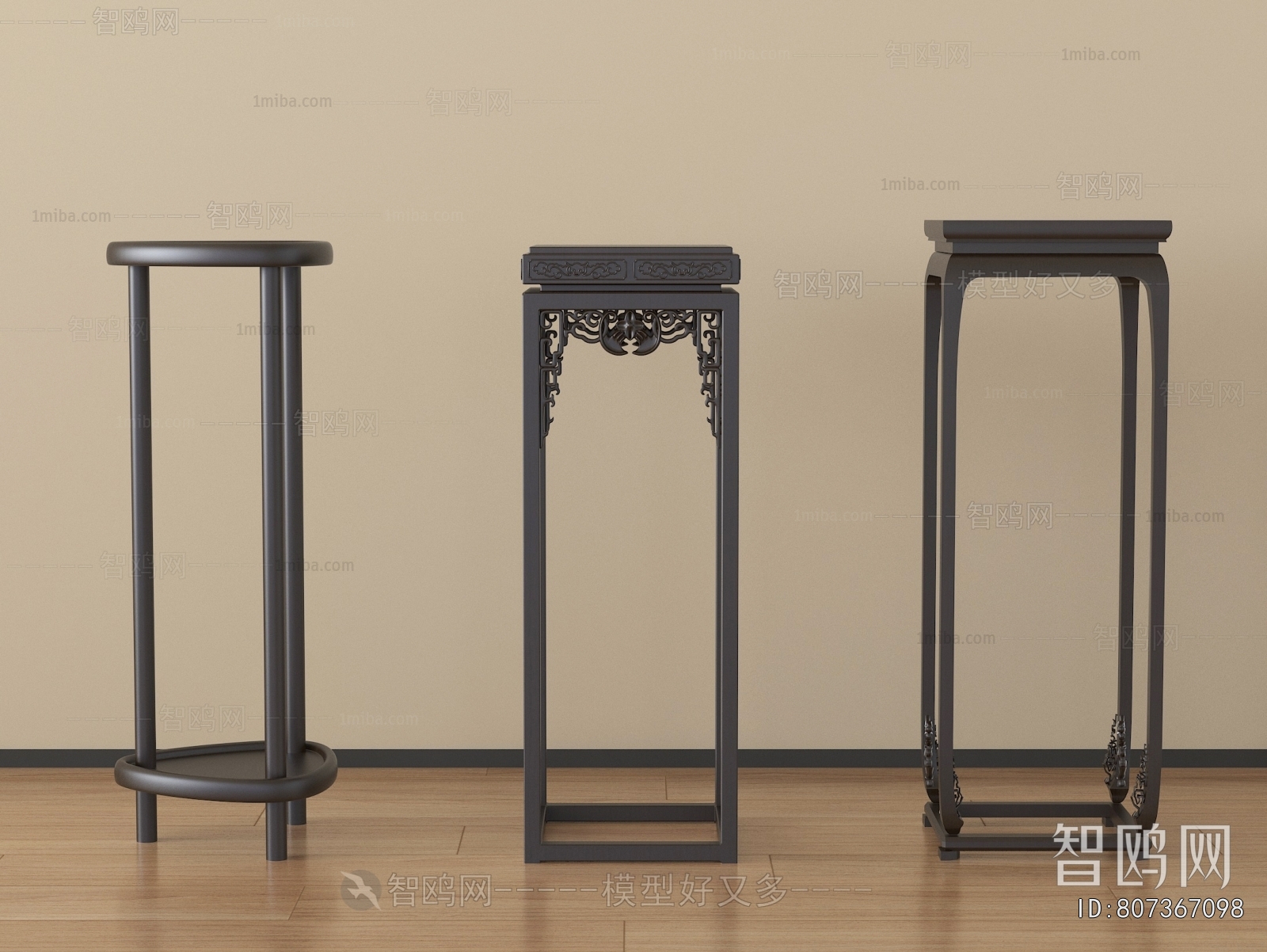 New Chinese Style Flower Shelf