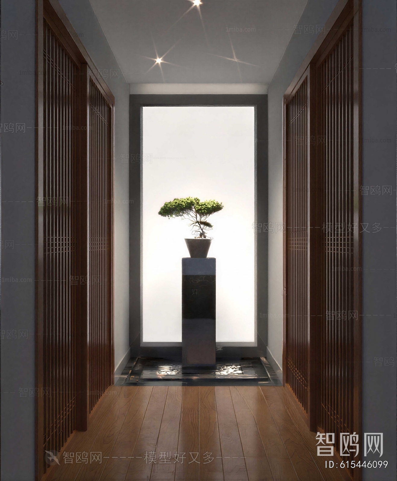 New Chinese Style Hallway