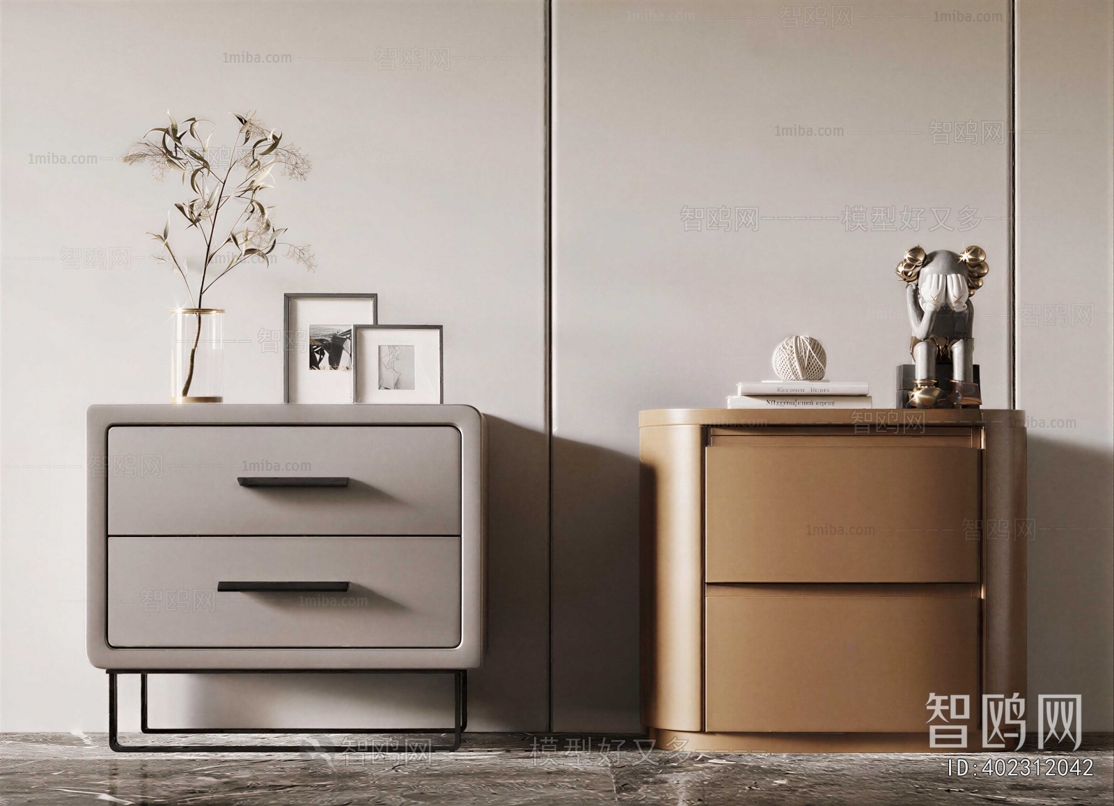 Modern Bedside Cupboard