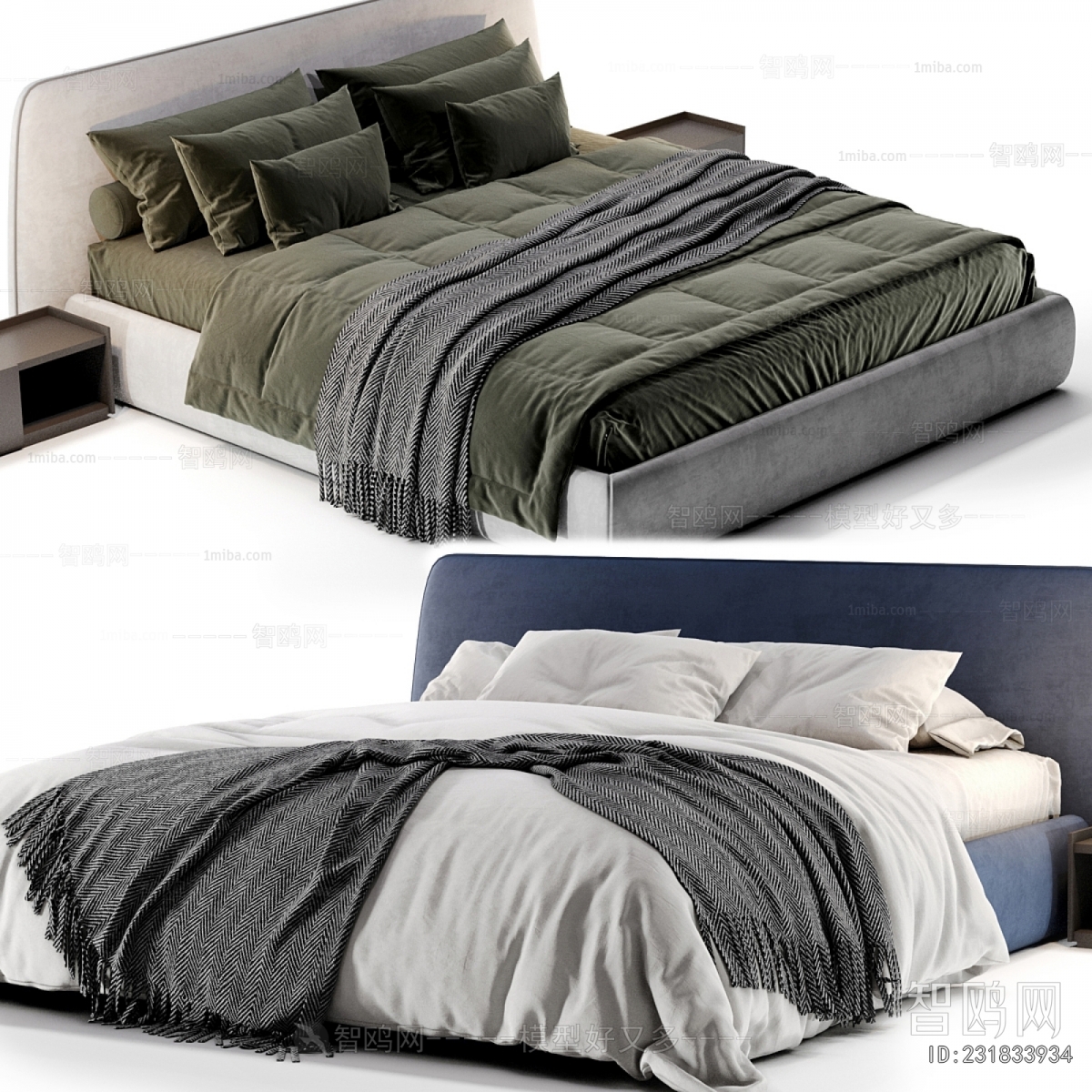 Modern Double Bed