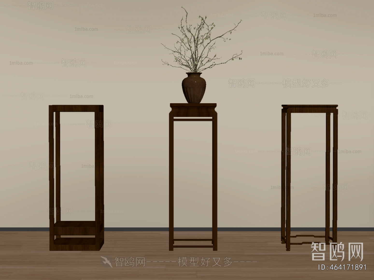 New Chinese Style Flower Shelf