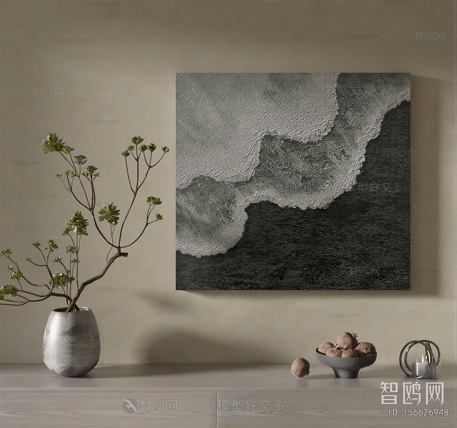 Wabi-sabi Style Painting