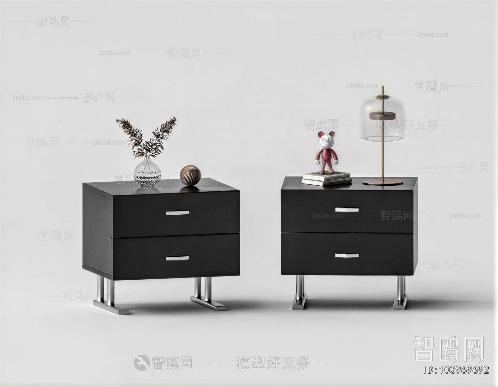 Modern Bedside Cupboard