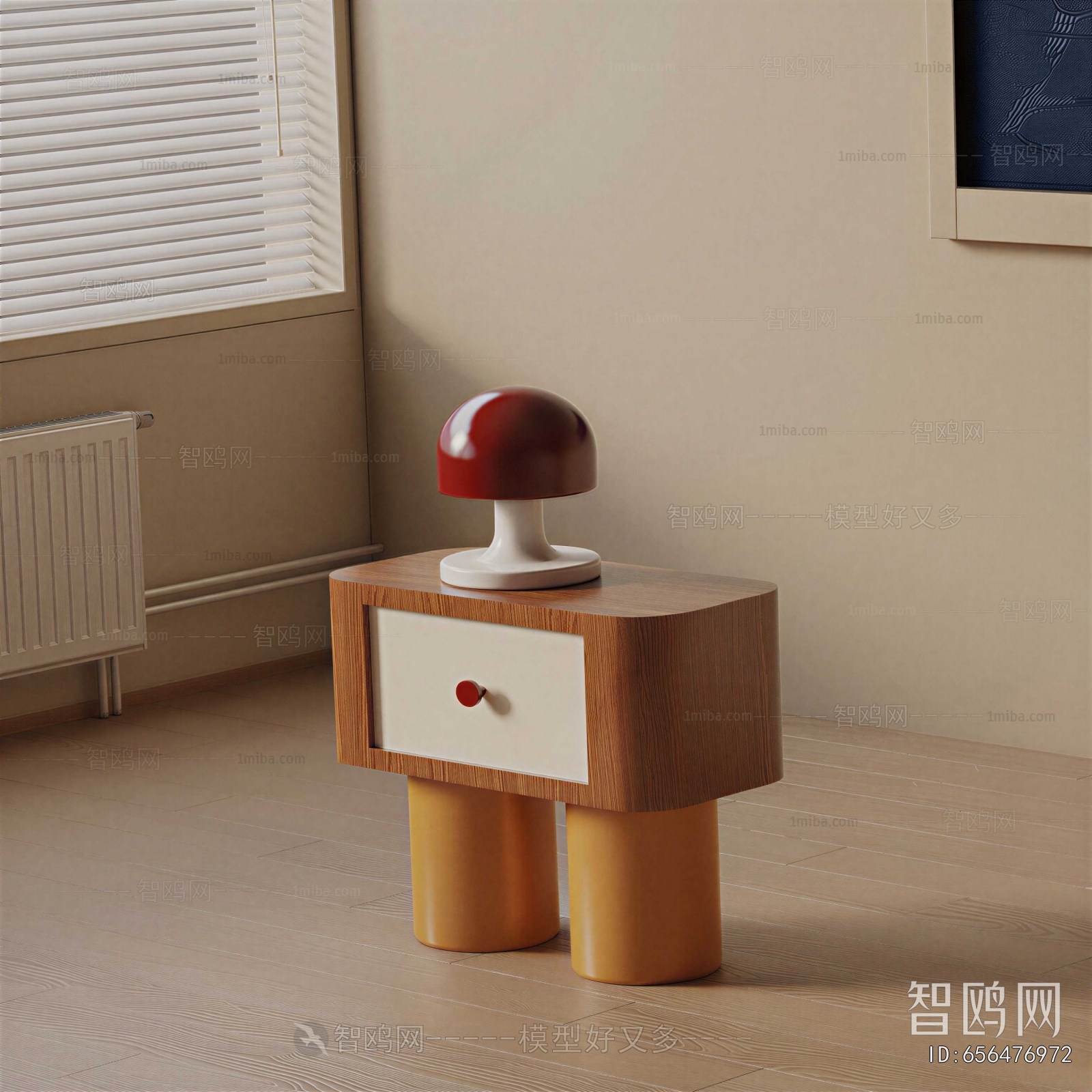 Modern Bedside Cupboard