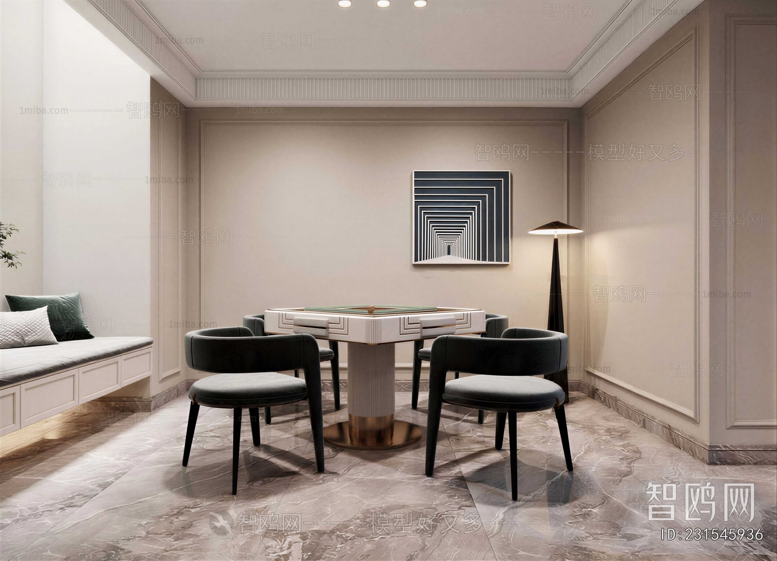 Modern Chess And Card Room